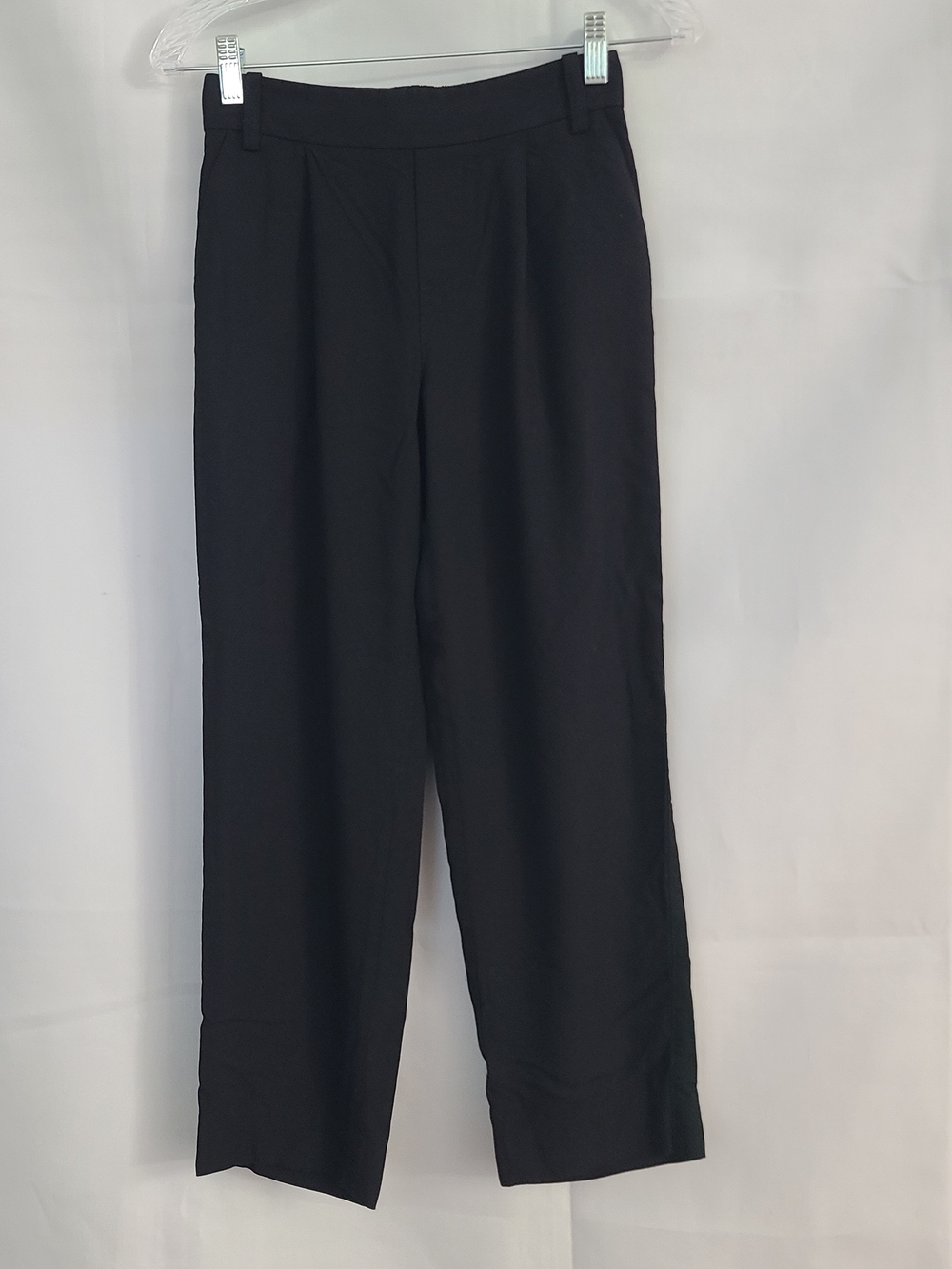 Vince XXS Black Pull On Taper Lightweight Office Career Capsule Minimalist Pant